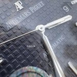 1:1 Super Clone Uhr Audemars Piguet Royal Oak 15400ST.OO.1220ST.03 blaues Zifferblatt aus gebürstetem Edelstahl 41mm
