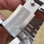1:1 Super Clone Uhr Audemars Piguet Royal Oak 15400ST.OO.1220ST.03 blaues Zifferblatt aus gebürstetem Edelstahl 41mm