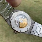 1:1 Super Clone Uhr Audemars Piguet Royal Oak 15400ST.OO.1220ST.03 blaues Zifferblatt aus gebürstetem Edelstahl 41mm