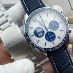 Premium Replica Uhr Omega Speedmaster 310.32.42.50.02.001 blau-weißes Zifferblatt 42mm