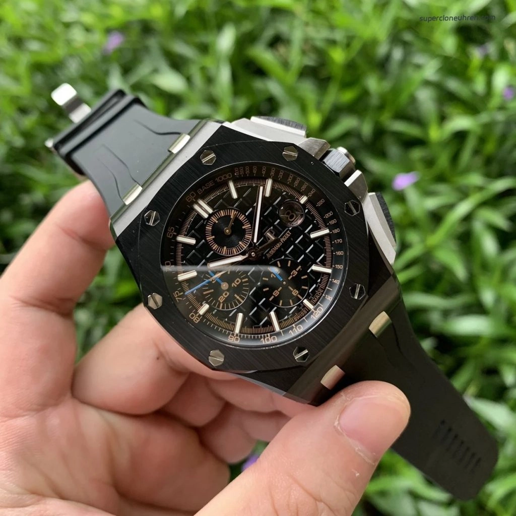 Premium Replica Uhr Audemars Piguet Royal Oak Offshore 26405CE.OO.A002CA.02 aus schwarzer Keramik 44 mm