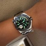 Premium Replica Uhr Audemars Piguet Royal Oak Offshore 15720CN.OO.A002CA.01 mit Keramiklünette 42mm