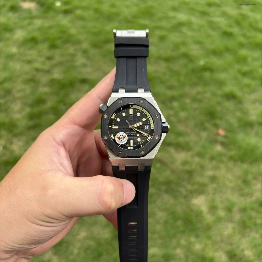 Premium Replica Uhr Audemars Piguet Royal Oak Offshore 15720CN.OO.A002CA.01 mit Keramiklünette 42mm