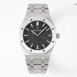 Premium Replica Uhr Audemars Piguet Royal Oak 15500ST.OO.1220ST.03 schwarzes Zifferblatt Edelstahl 41mm
