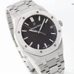 Premium Replica Uhr Audemars Piguet Royal Oak 15500ST.OO.1220ST.03 schwarzes Zifferblatt Edelstahl 41mm