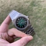 1:1 Super Clone Uhr Audemars Piguet Royal Oak 16202PT Aurora-Grün 39 mm