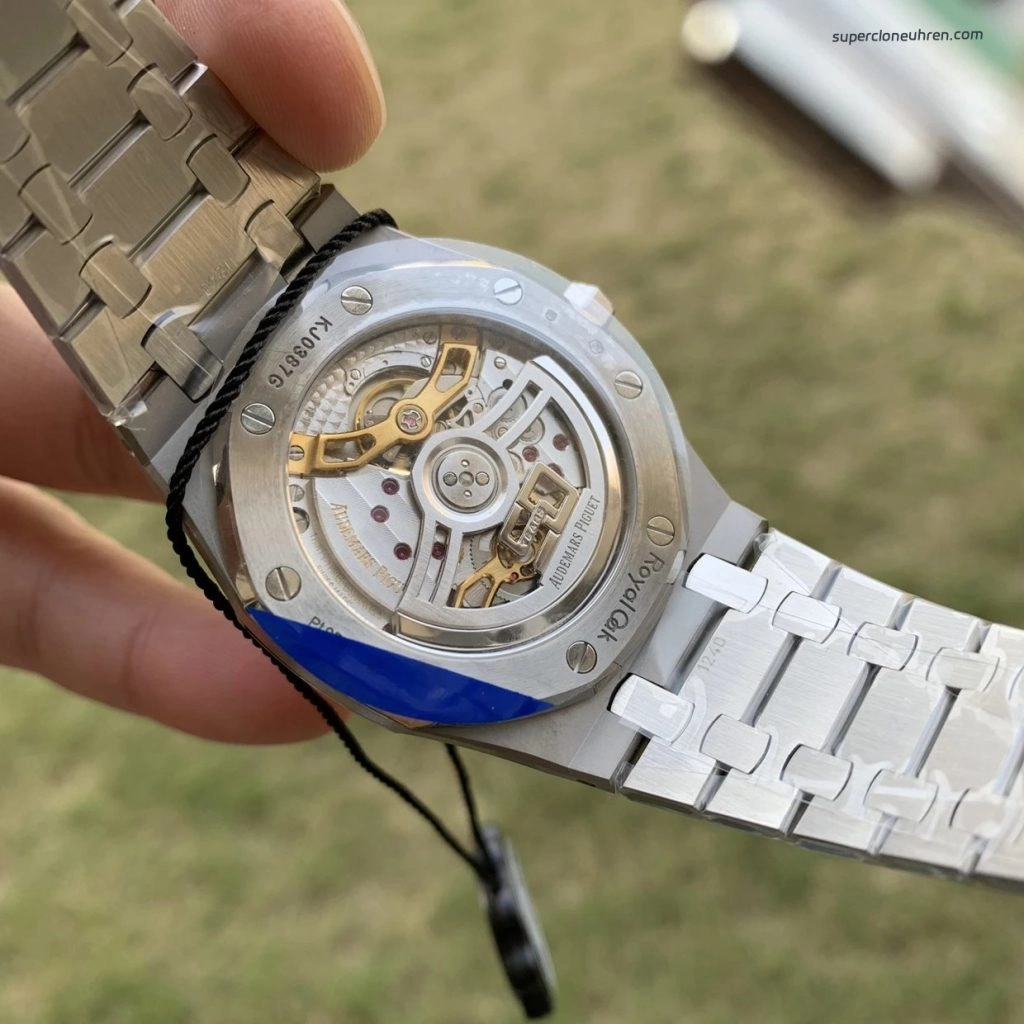 1:1 Super Clone Uhr Audemars Piguet Royal Oak 16202PT Aurora-Grün 39 mm