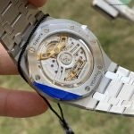 1:1 Super Clone Uhr Audemars Piguet Royal Oak 16202PT Aurora-Grün 39 mm