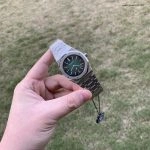 1:1 Super Clone Uhr Audemars Piguet Royal Oak 16202PT Aurora-Grün 39 mm
