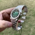 1:1 Super Clone Uhr Audemars Piguet Royal Oak 16202PT Aurora-Grün 39 mm