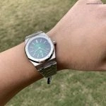 1:1 Super Clone Uhr Audemars Piguet Royal Oak 16202PT Aurora-Grün 39 mm