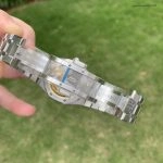 1:1 Super Clone Uhr Audemars Piguet Royal Oak 15500ST mit weißem Zifferblatt und Stahlband 41mm