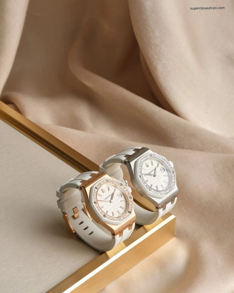 Premium Replica Uhr Audemars Piguet Royal Oak Offshore 67540OK.ZZ.A010CA.01 mit Diamantbesatz in 18K Roségold 37mm