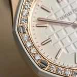 Premium Replica Uhr Audemars Piguet Royal Oak Offshore 67540OK.ZZ.A010CA.01 mit Diamantbesatz in 18K Roségold 37mm