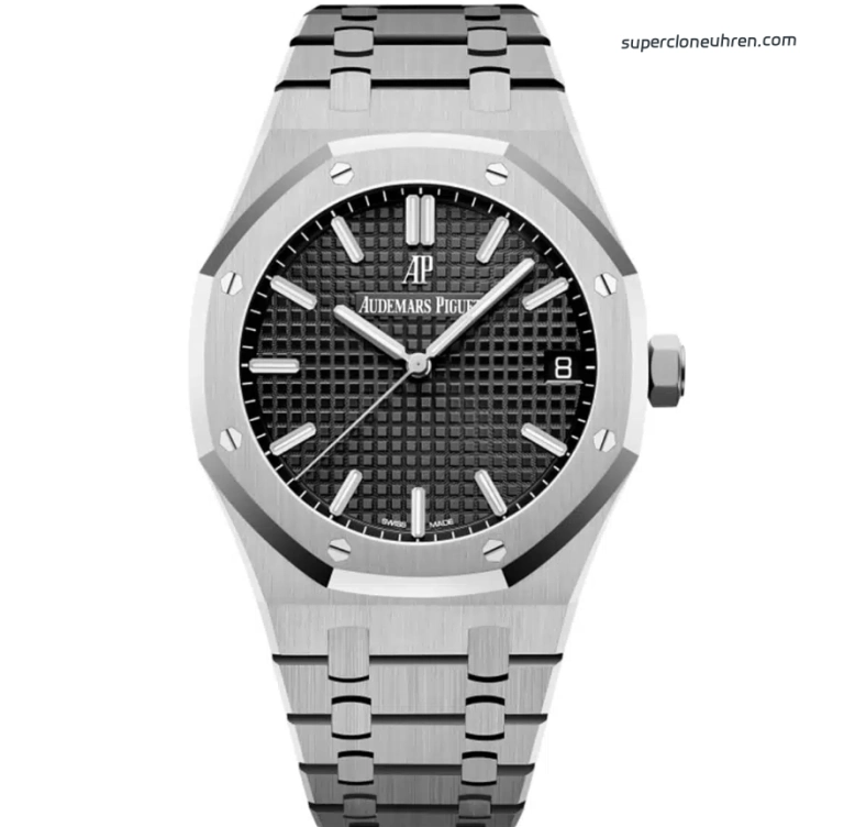Premium Replica Uhr Audemars Piguet Royal Oak 15500ST.OO.1220ST.03 schwarzes Zifferblatt Edelstahl 41mm