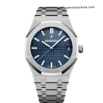 Premium Replica Uhr Audemars Piguet Royal Oak 15500ST.OO.1220ST.01 blaues Zifferblatt Edelstahl 41 mm