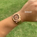 Premium Replica Uhr Patek Philippe Nautilus 5711/1R-001 aus Roségold 40 mm