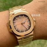 Premium Replica Uhr Patek Philippe Nautilus 5711/1R-001 aus Roségold 40 mm