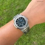 Premium Replica Uhr Patek Philippe Nautilus 5712/1A-001 Edelstahl mit Mondphase 40mm