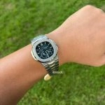 Premium Replica Uhr Patek Philippe Nautilus 5712/1A-001 Edelstahl mit Mondphase 40mm