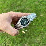 Premium Replica Uhr Patek Philippe Nautilus 5712/1A-001 Edelstahl mit Mondphase 40mm