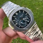 Premium Replica Uhr Patek Philippe Nautilus 5712/1A-001 Edelstahl mit Mondphase 40mm
