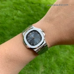 1:1 Super Clone Uhr Patek Philippe Nautilus 5711/1A-010 aus gebürstetem Edelstahl 40mm