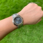 1:1 Super Clone Uhr Patek Philippe Nautilus 5711/1A-010 aus gebürstetem Edelstahl 40mm