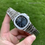 1:1 Super Clone Uhr Patek Philippe Nautilus 5711/1A-010 aus gebürstetem Edelstahl 40mm