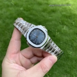 1:1 Super Clone Uhr Patek Philippe Nautilus 5711/1A-010 aus gebürstetem Edelstahl 40mm