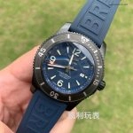 Premium Replica Uhr Breitling Superocean M17368D71C1S2 PVD-Schwarz mit Kautschukband 46mm