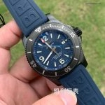 Premium Replica Uhr Breitling Superocean M17368D71C1S2 PVD-Schwarz mit Kautschukband 46mm