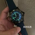 Premium Replica Uhr Breitling Superocean M17368D71C1S2 PVD-Schwarz mit Kautschukband 46mm