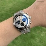 Super Clone Breitling Chronomat AB0134101G1A1 Panda-Zifferblatt mit Edelstahlarmband 42mm