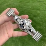 Super Clone Breitling Chronomat AB0134101G1A1 Panda-Zifferblatt mit Edelstahlarmband 42mm