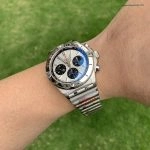 Super Clone Breitling Chronomat AB0134101G1A1 Panda-Zifferblatt mit Edelstahlarmband 42mm