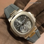 Super Clone Patek Philippe Nautilus 5712G-001 mit grauem Kautschukband 40mm