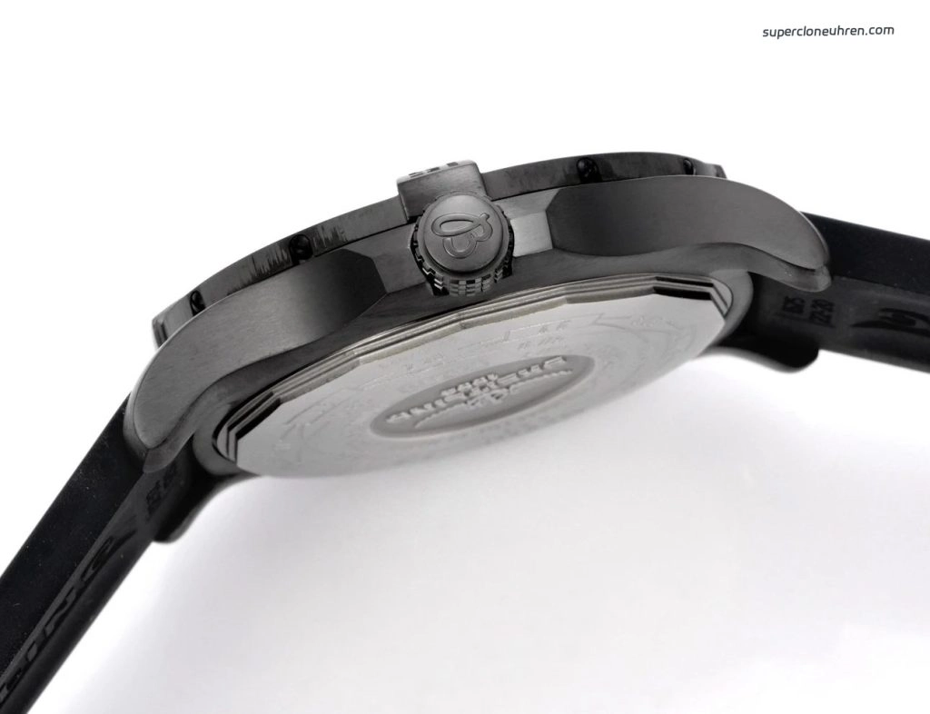 Premium Replica Uhr Breitling Avenger V17310101B1W1 Schwarz mit Textil-Kautschukband 44 mm