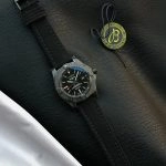 Premium Replica Uhr Breitling Avenger V17310101B1W1 Schwarz mit Textil-Kautschukband 44 mm