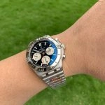 Super Clone Breitling Chronomat AB0134101B1A1 Panda-Zifferblatt Edelstahl 42mm