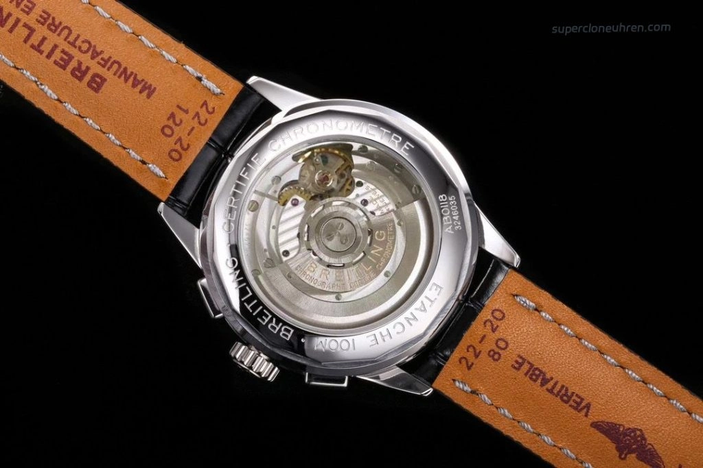Premium Replica Uhr Breitling Premier AB0118221B1P1 mit grauem Zifferblatt 42mm