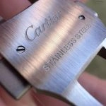 Super Clone Cartier Santos WSSA0010 Edelstahl mit blauen Zeigern 35,1mm