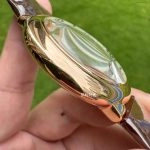 Premium Replica Uhr Cartier Ballon Bleu WGBB0017 Roségold mit blauen Zeigern 42mm