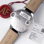 Premium Replica Uhr Cartier Ballon Bleu WE900951 aus Edelstahl mit Diamantbesatz 42mm