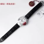 Premium Replica Uhr Cartier Ballon Bleu WE900951 aus Edelstahl mit Diamantbesatz 42mm