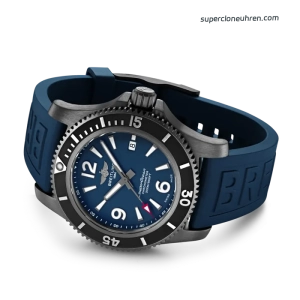 Premium Replica Uhr Breitling Superocean M17368D71C1S2 PVD-Schwarz mit Kautschukband 46mm