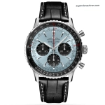 Premium Replica Uhr Breitling Navitimer 1 AB0138241C1P1 eisblaues Zifferblatt 43mm