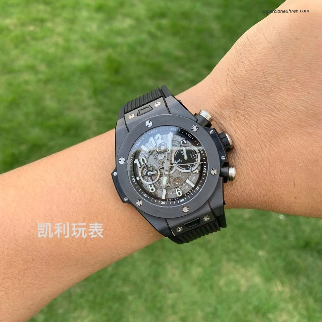 Premium Replica Uhr Hublot Big Bang 421.CI.1170.RX Skelett-Zifferblatt Keramik 42 mm