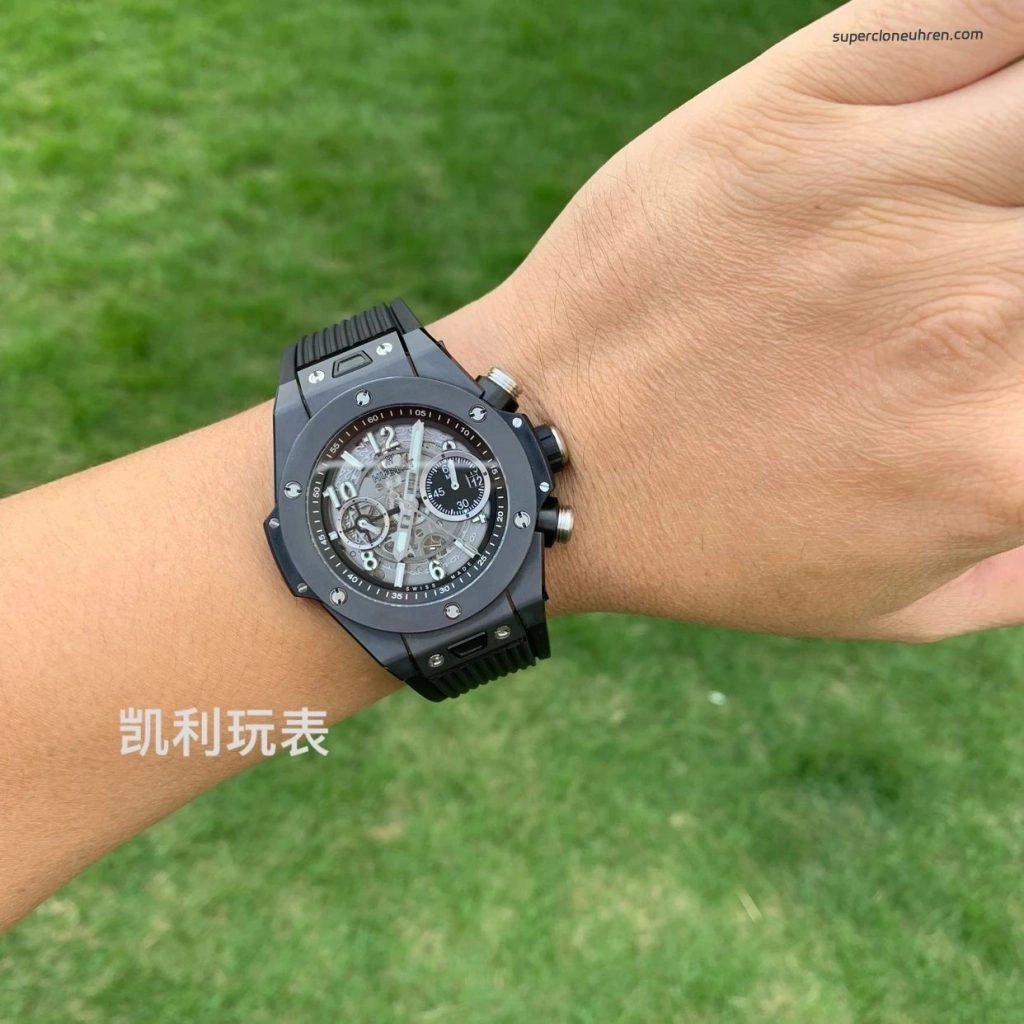 Premium Replica Uhr Hublot Big Bang 421.CI.1170.RX Skelett-Zifferblatt Keramik 42 mm