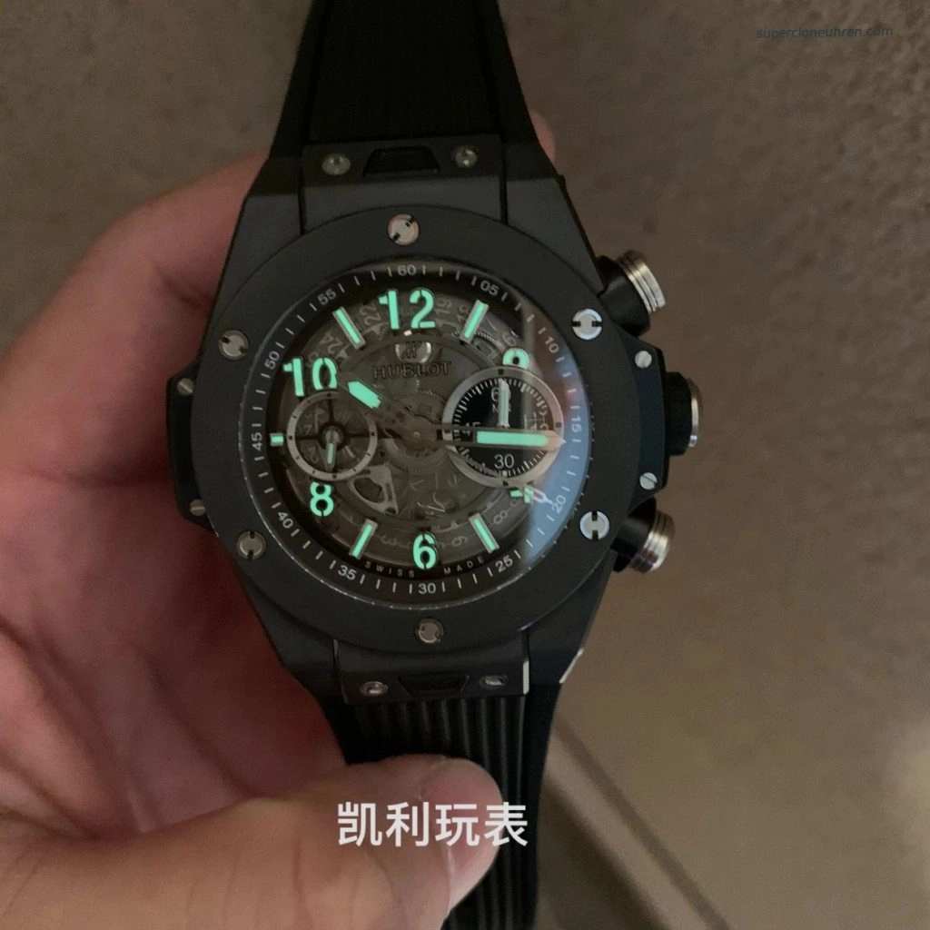 Premium Replica Uhr Hublot Big Bang 421.CI.1170.RX Skelett-Zifferblatt Keramik 42 mm